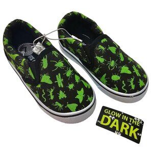 US Sports Glow in the Dark Insects Slip On Canvas Sneakers Shoes Baby Toddler 7